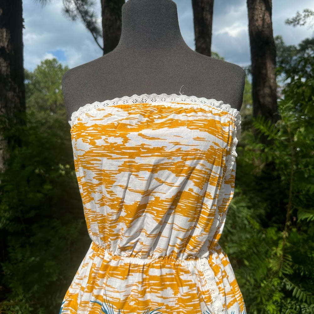 Beach Tropical Vintage Handmade Tiki Hula Girl Hawaiian Small Strapless Cute - Picture 3 of 11